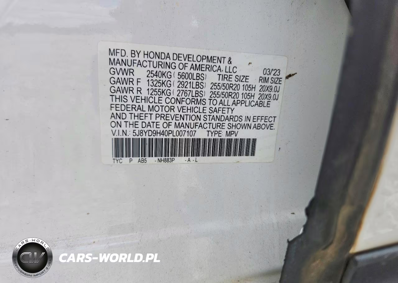 2023 Acura Mdx Technology VIN:5J8YD9H40PL007107 - 13
