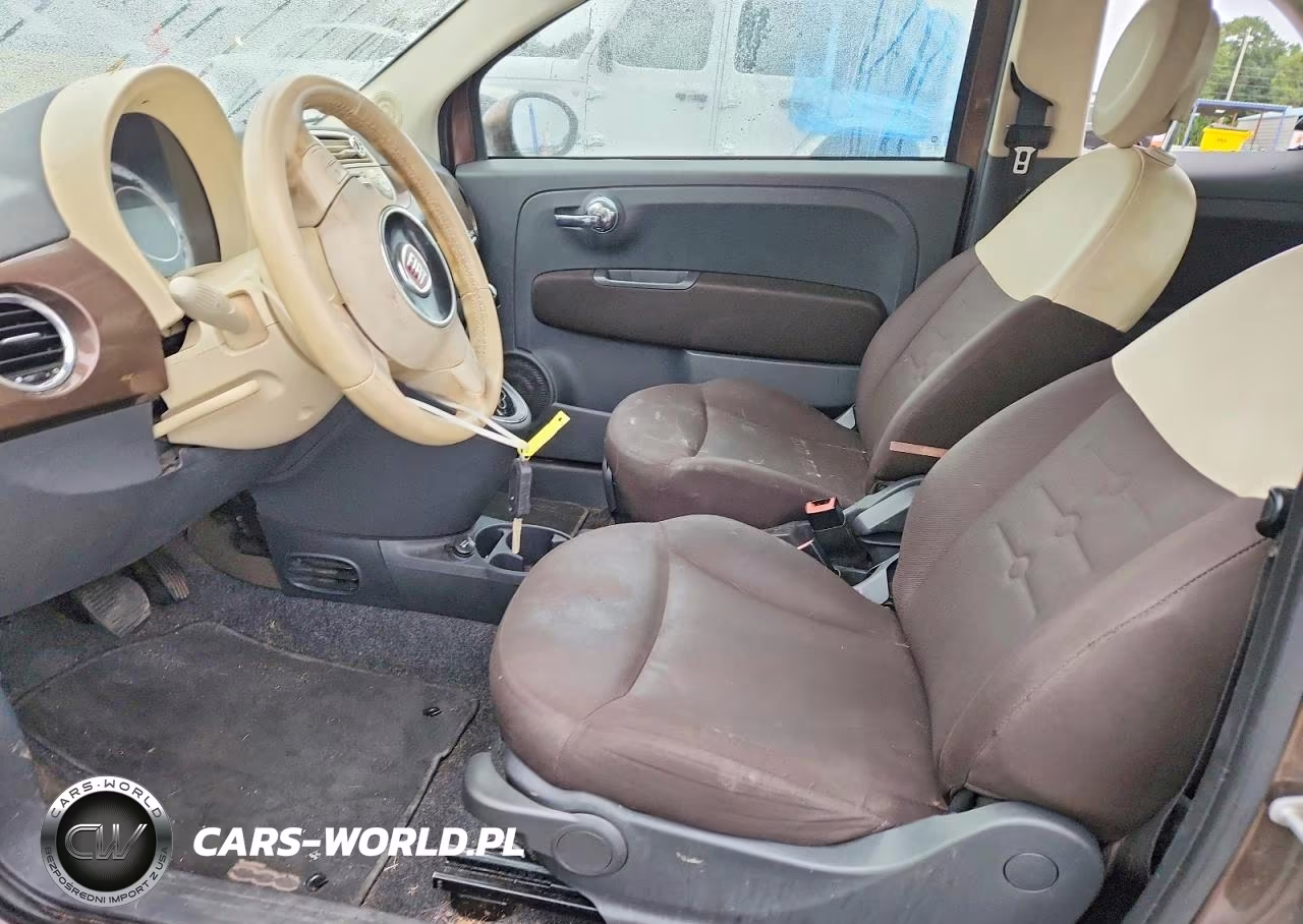 2012 Fiat 500 Pop VIN:3C3CFFAR4CT340212 - 7