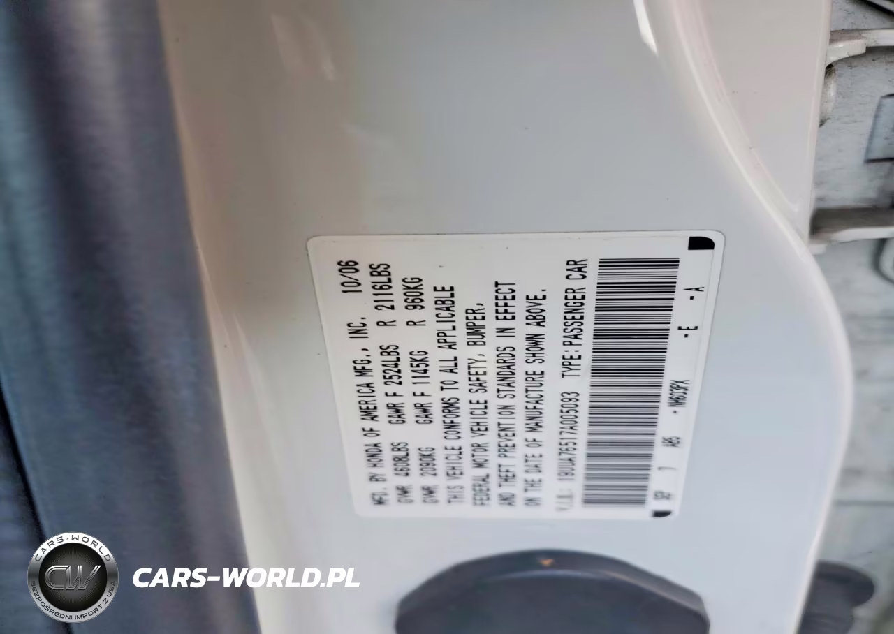 2007 Acura Tl Type S VIN:19UUA76517A005093 - 12
