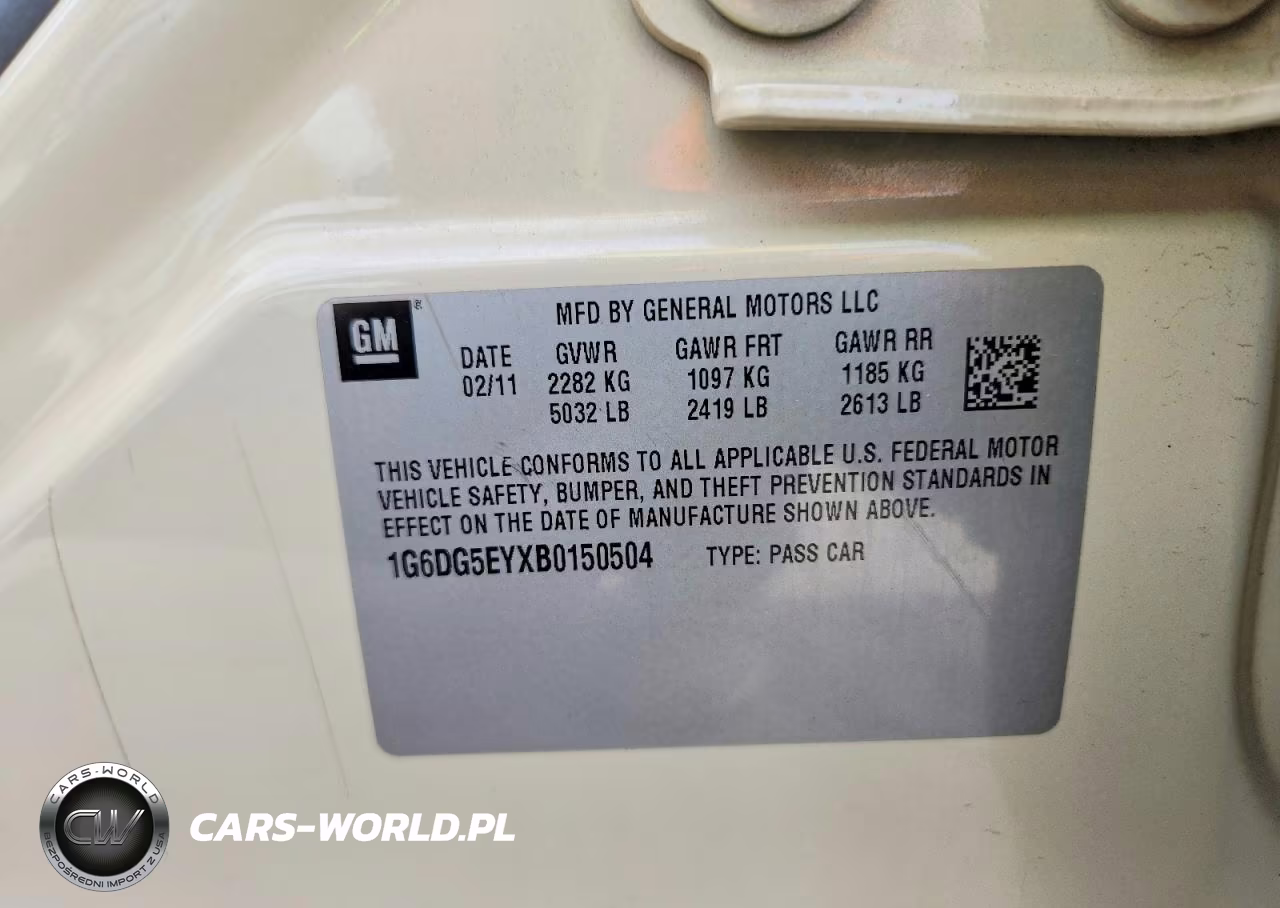 2011 Cadillac Cts Luxury Collection VIN:1G6DG5EYXB0150504 - 12