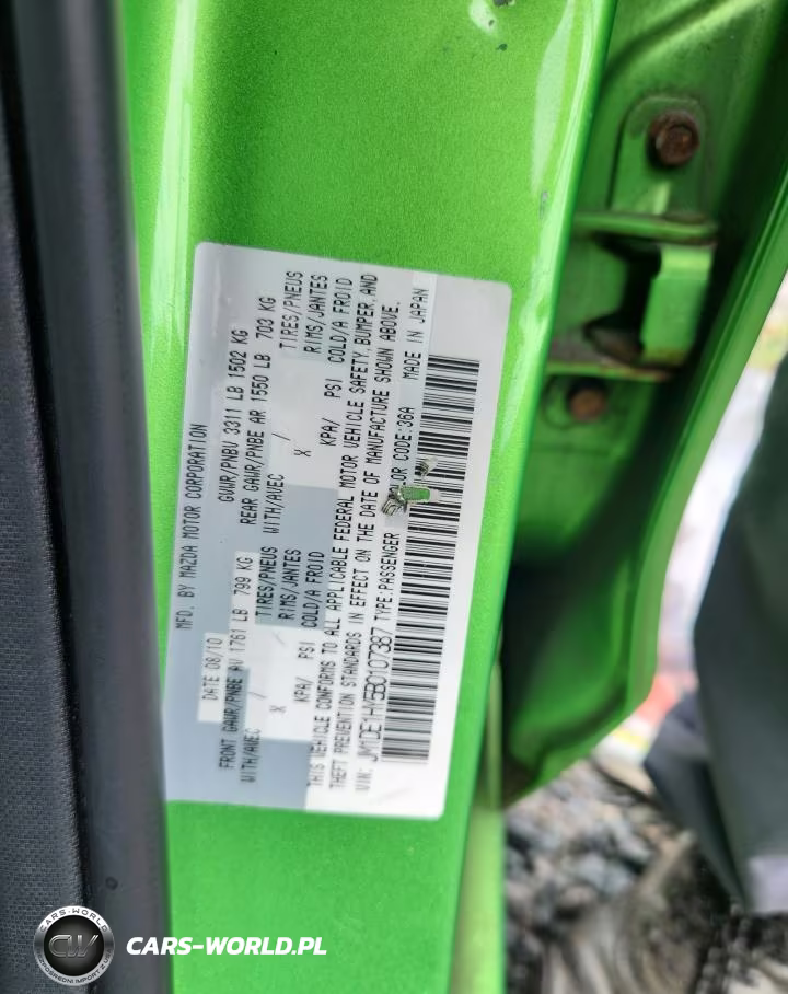 2011 Mazda Mazda2 VIN:JM1DE1HY5B0107387 - 12