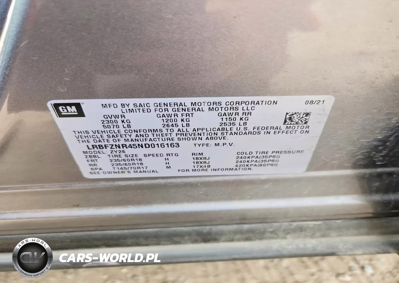2022 Buick Envision Essence VIN:LRBFZNR45ND016163 - 13