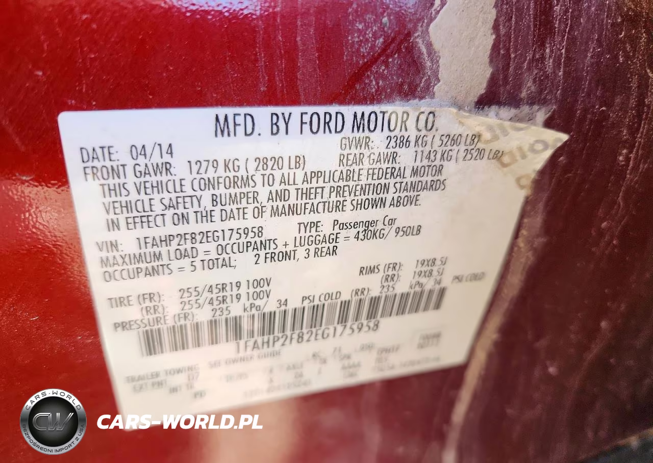 2014 Ford Taurus Limited VIN:1FAHP2F82EG175958 - 12