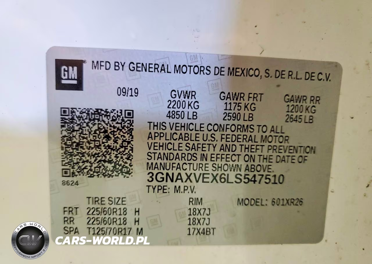 2020 Chevrolet Equinox Lt VIN:3GNAXVEX6LS547510 - 13