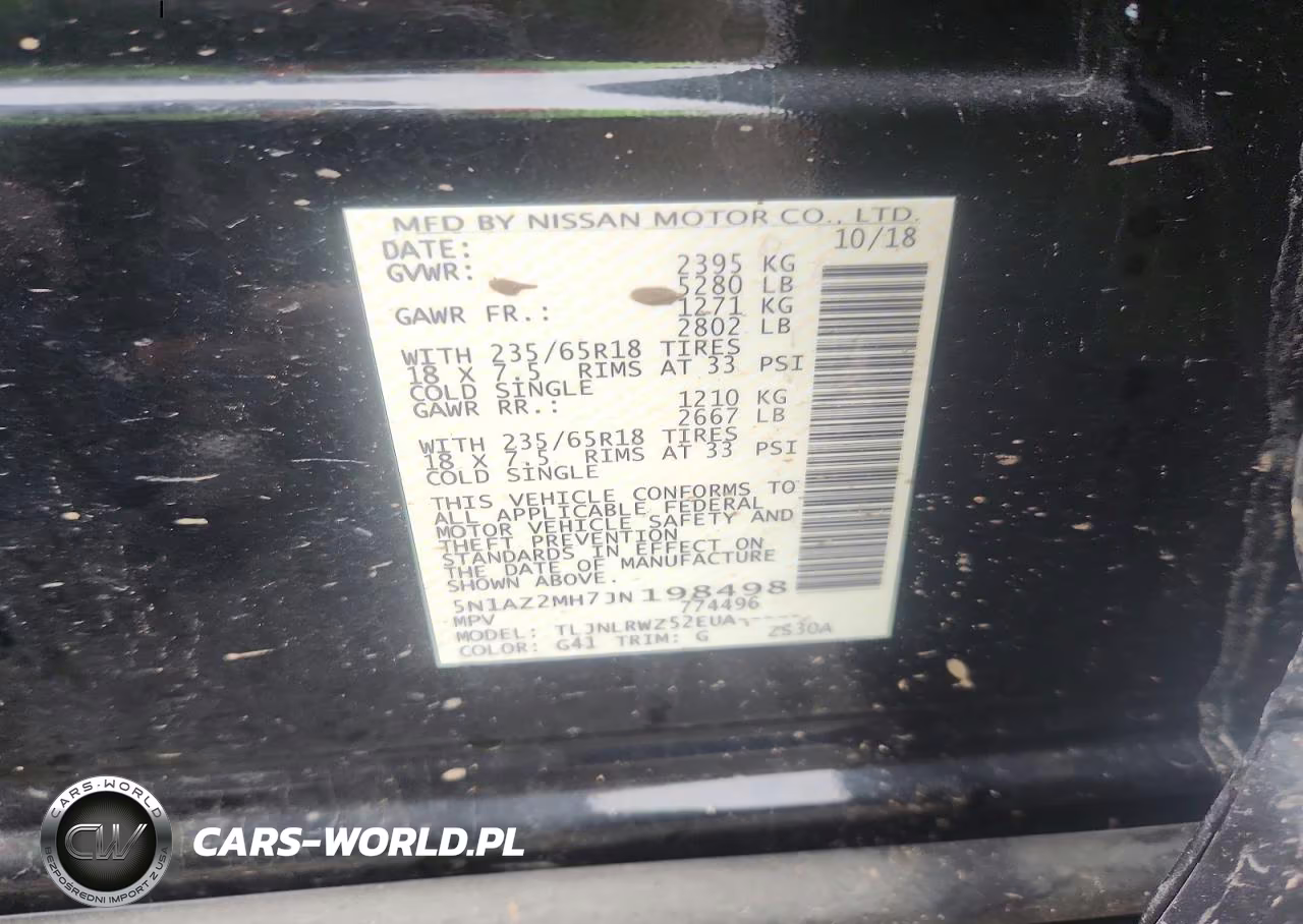 2018 Nissan Murano Sl VIN:5N1AZ2MH7JN198498 - 14