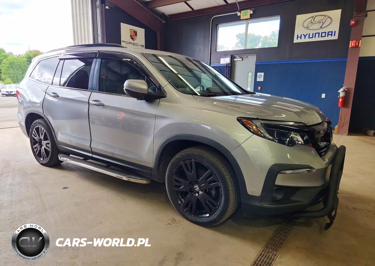 2021 Honda Pilot Se VIN:5FNYF6H28MB096493 - 4