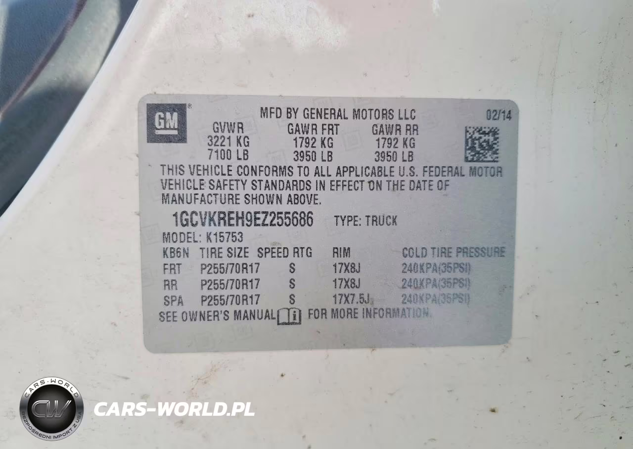 2014 Chevrolet Silverado K1500 Lt VIN:1GCVKREH9EZ255686 - 12