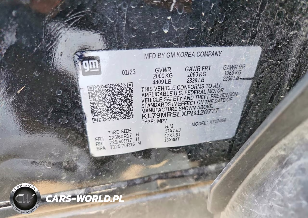 2023 Chevrolet Trailblazer Lt VIN:KL79MRSLXPB120777 - 12