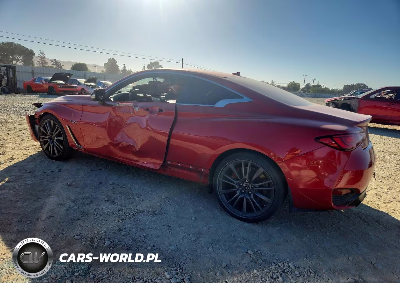 2017 Infiniti Q60 Red Sport 400 VIN:JN1FV7EK5HM610112 - 2