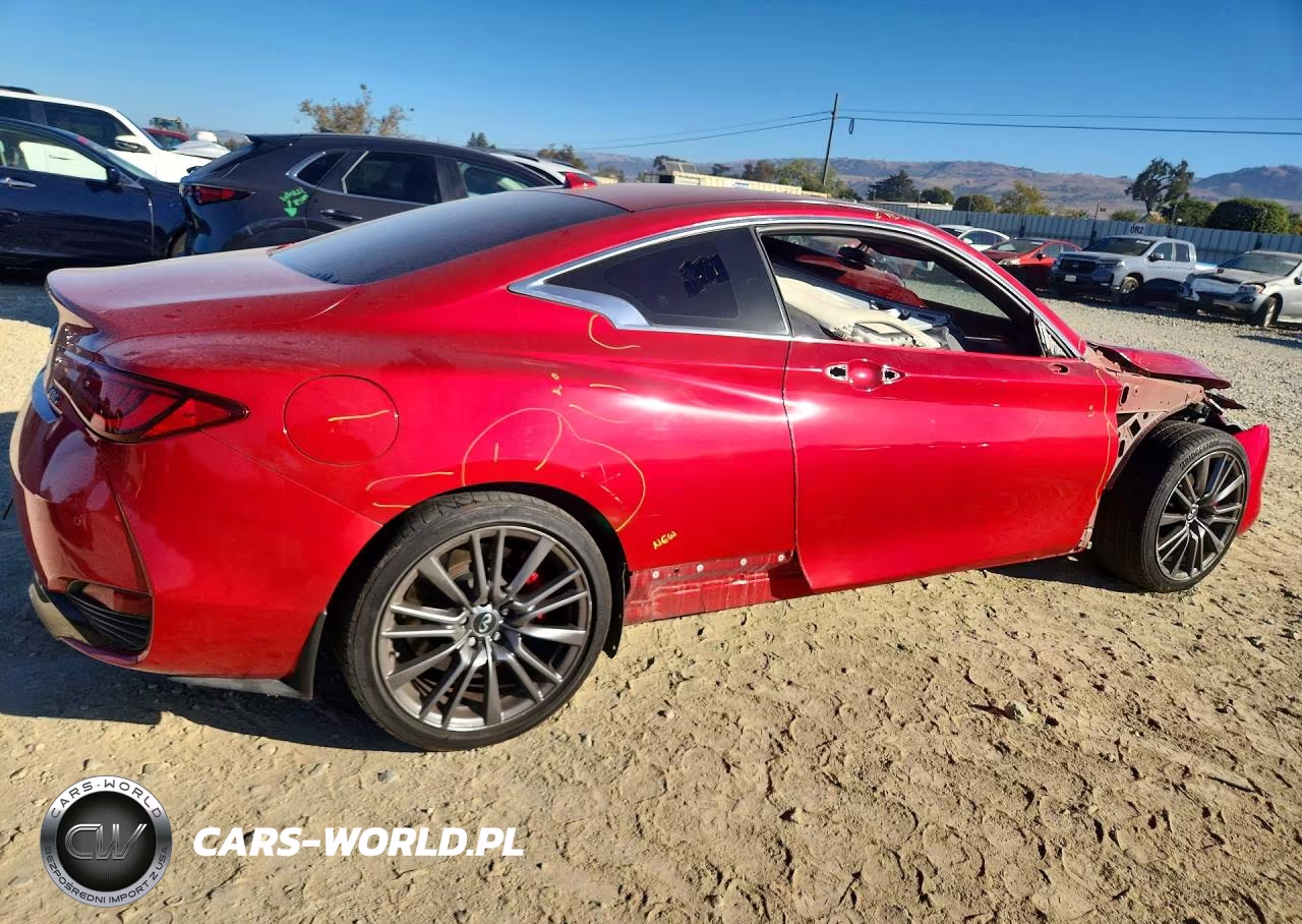 2017 Infiniti Q60 Red Sport 400 VIN:JN1FV7EK5HM610112 - 3