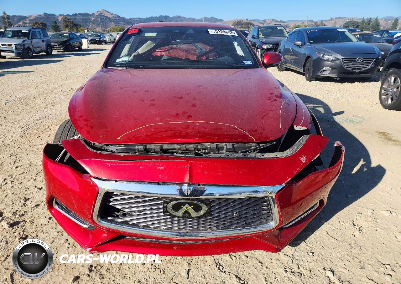 2017 Infiniti Q60 Red Sport 400 VIN:JN1FV7EK5HM610112 - 5