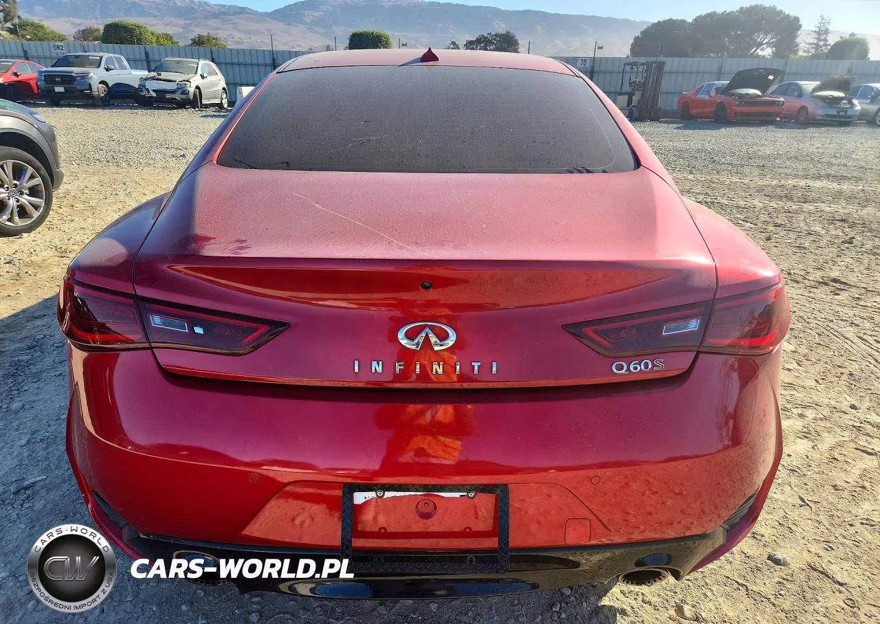2017 Infiniti Q60 Red Sport 400 VIN:JN1FV7EK5HM610112 - 6