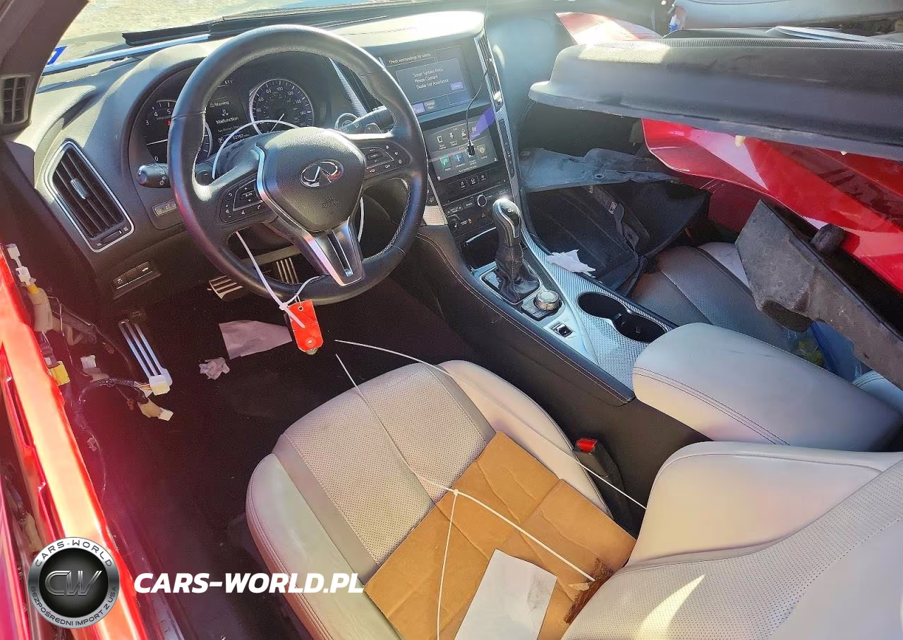 2017 Infiniti Q60 Red Sport 400 VIN:JN1FV7EK5HM610112 - 8