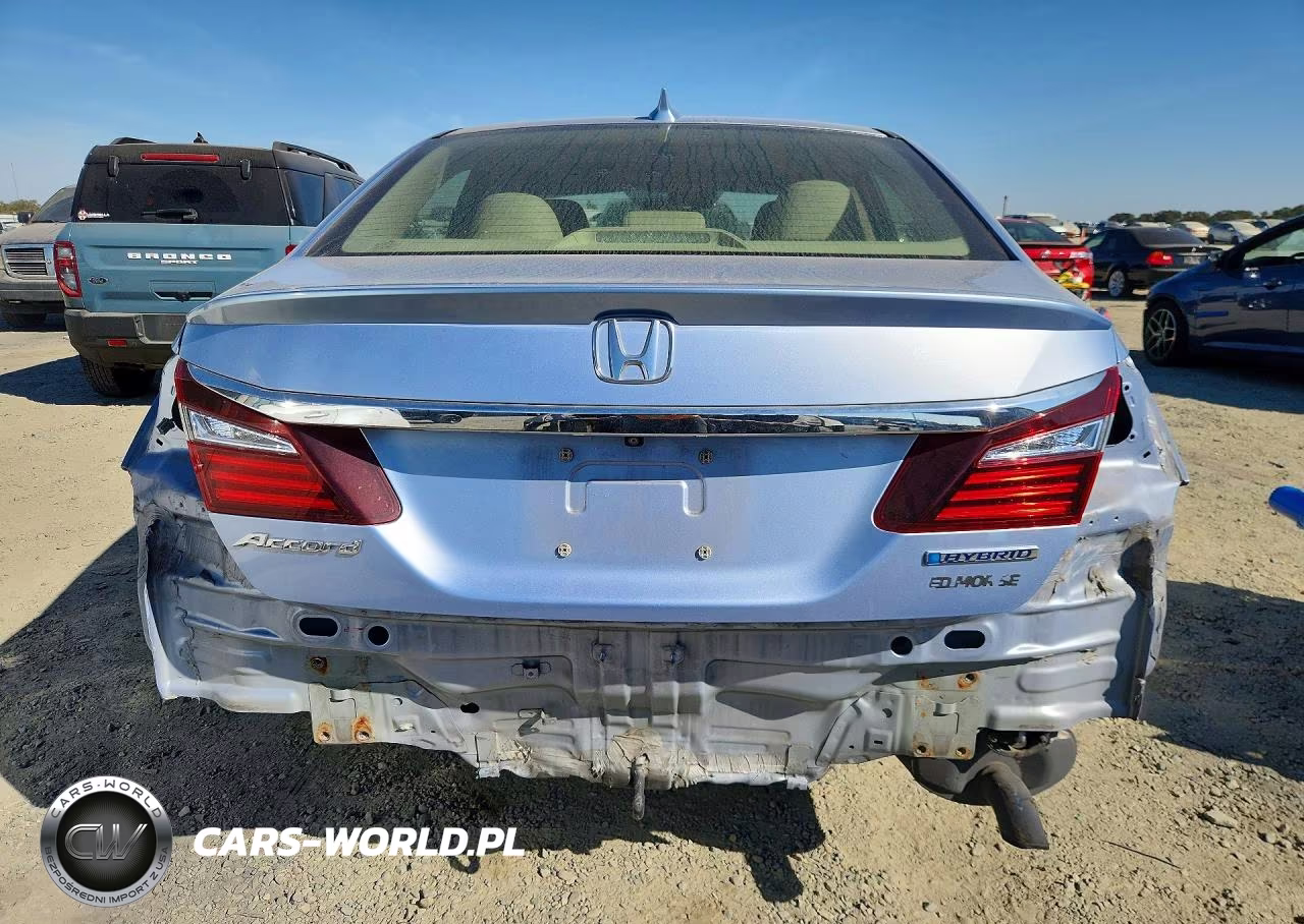 2017 Honda Accord Hybrid Exl VIN:JHMCR6F58HC020286 - 6
