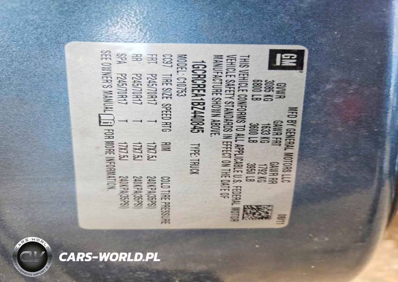 2011 Chevrolet Silverado C1500 Ls VIN:1GCRCREA1BZ440845 - 13