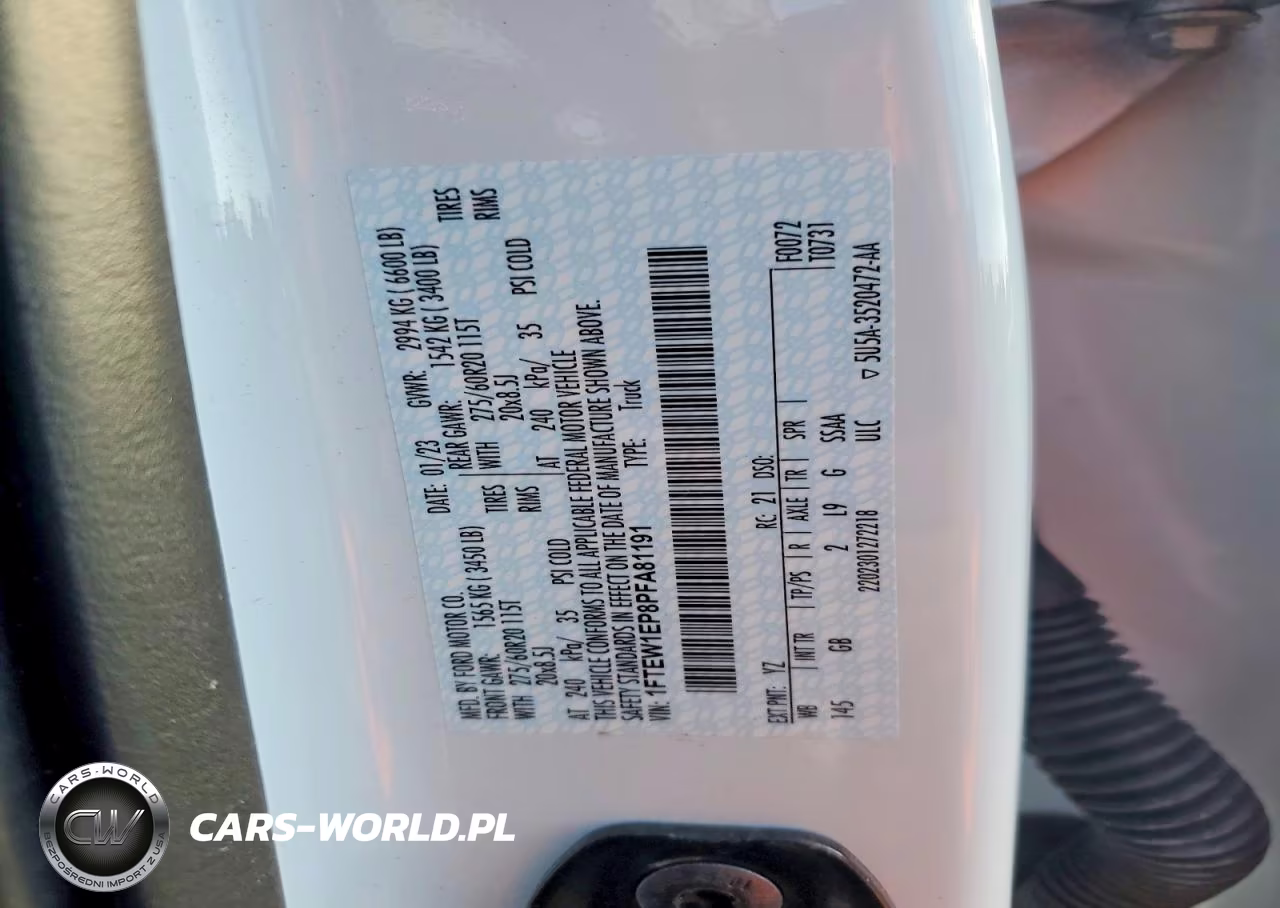 2023 Ford F150 Supercrew VIN:1FTEW1EP8PFA81191 - 12
