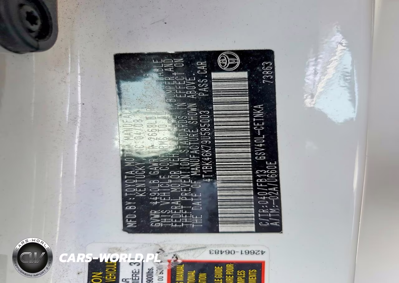 2009 Toyota Camry Le V6 VIN:4T1BK46K79U585003 - 12