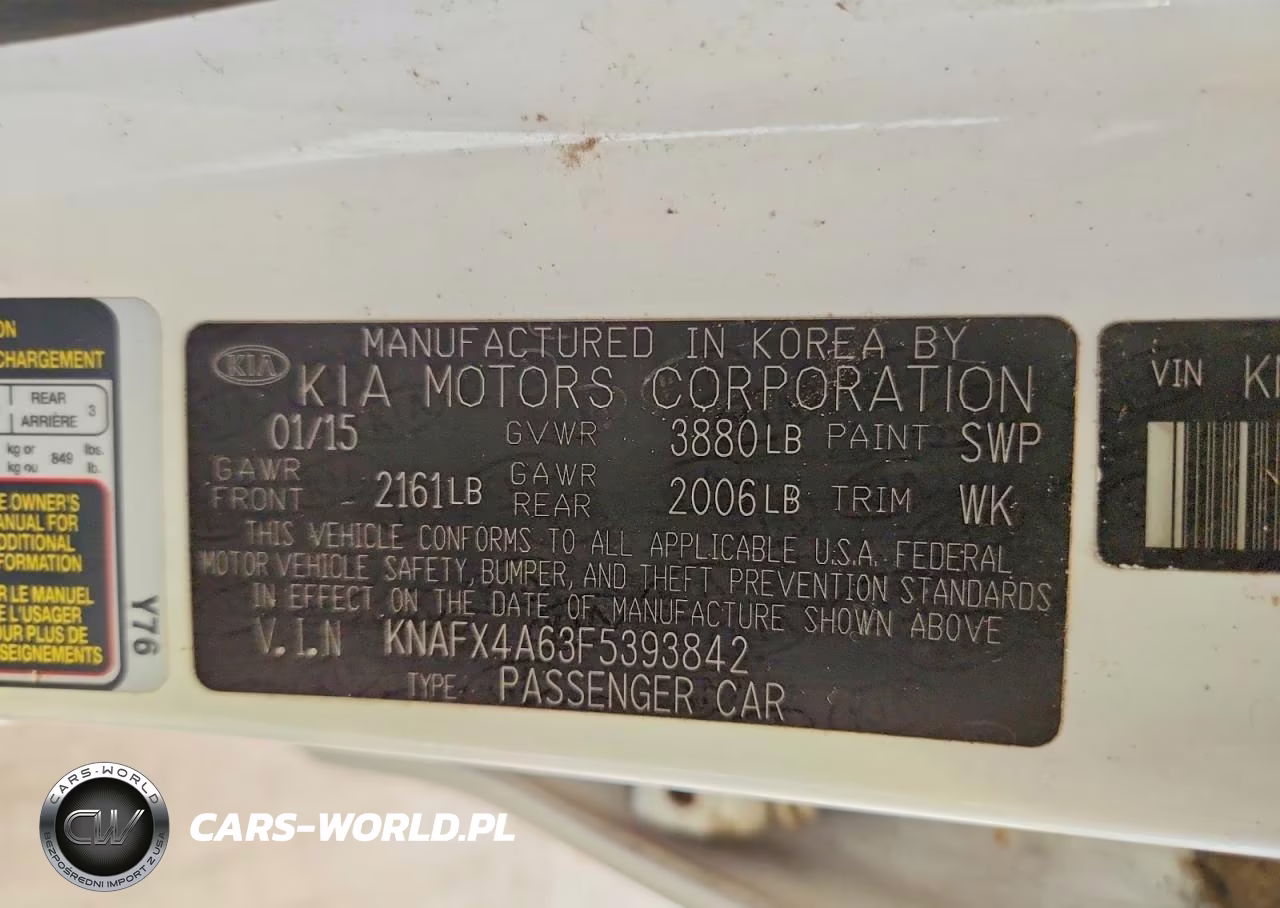 2015 Kia Forte Lx VIN:KNAFX4A63F5393842 - 12
