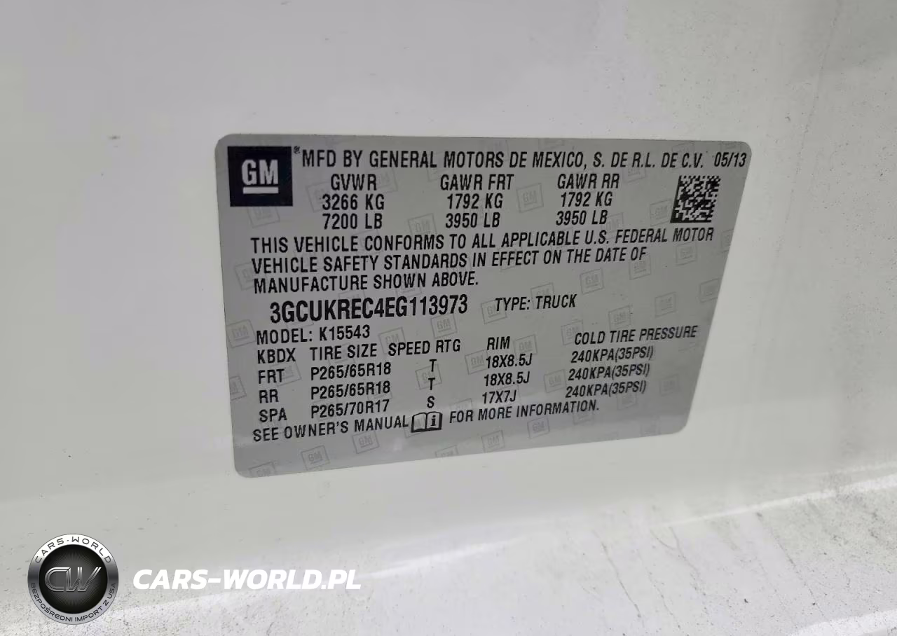 2014 Chevrolet Silverado K1500 Lt VIN:3GCUKREC4EG113973 - 12