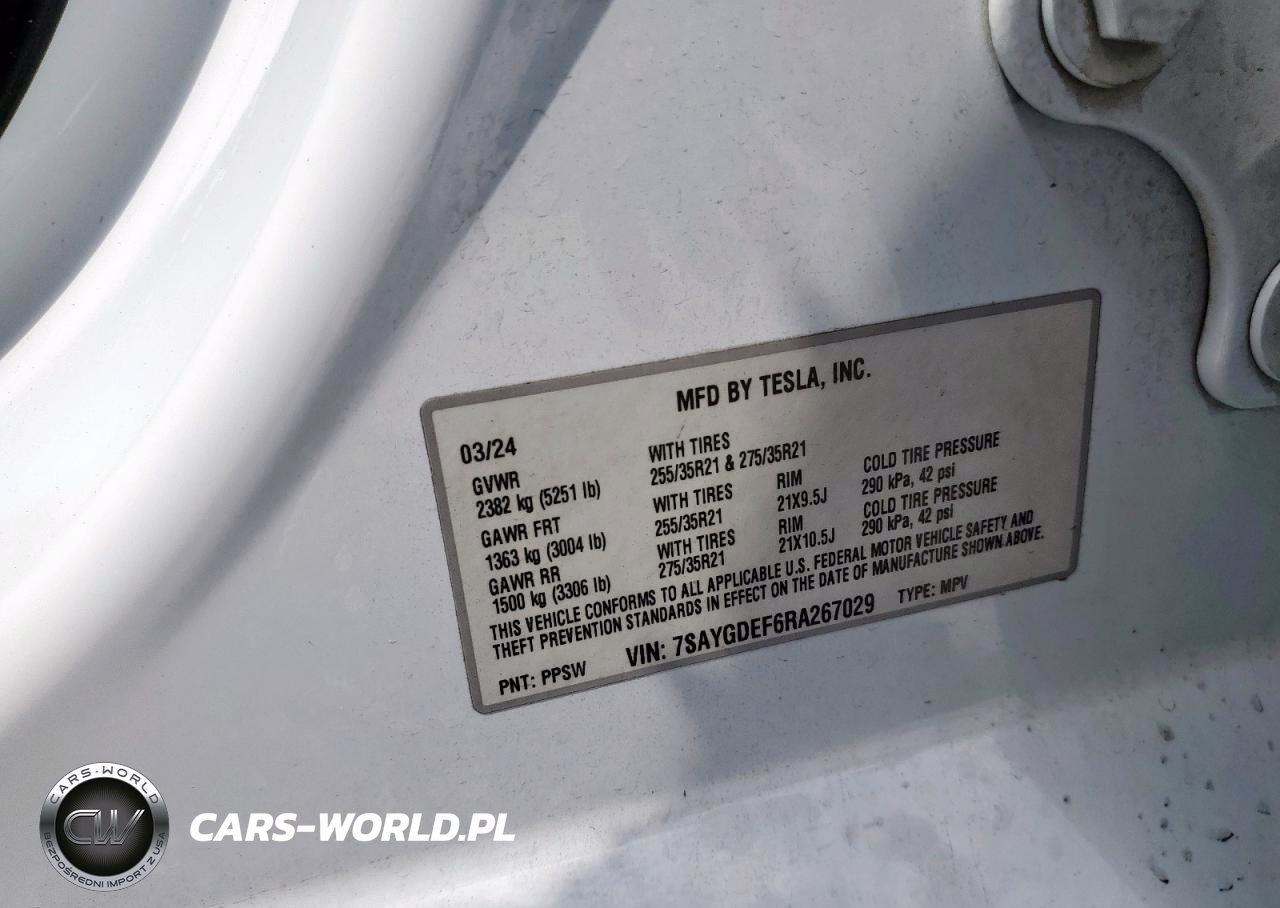 2024 Tesla Model Y VIN:7SAYGDEF6RA267029 - 12
