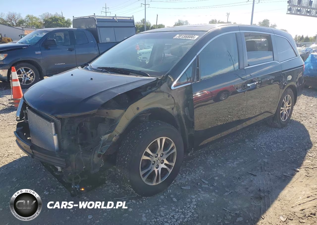 2013 Honda Odyssey Exl VIN:5FNRL5H65DB004847 - 1