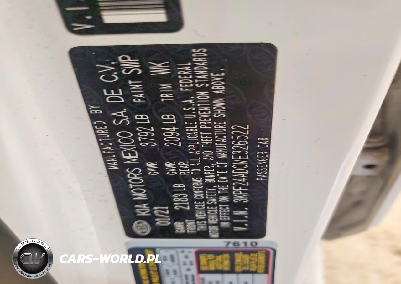 2021 Kia Forte Lxs VIN:3KPF24AD0ME326522 - 12