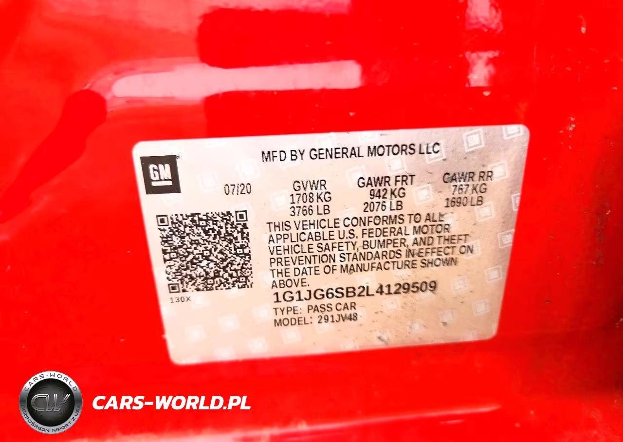 2020 Chevrolet Sonic VIN:1G1JG6SB2L4129509 - 12