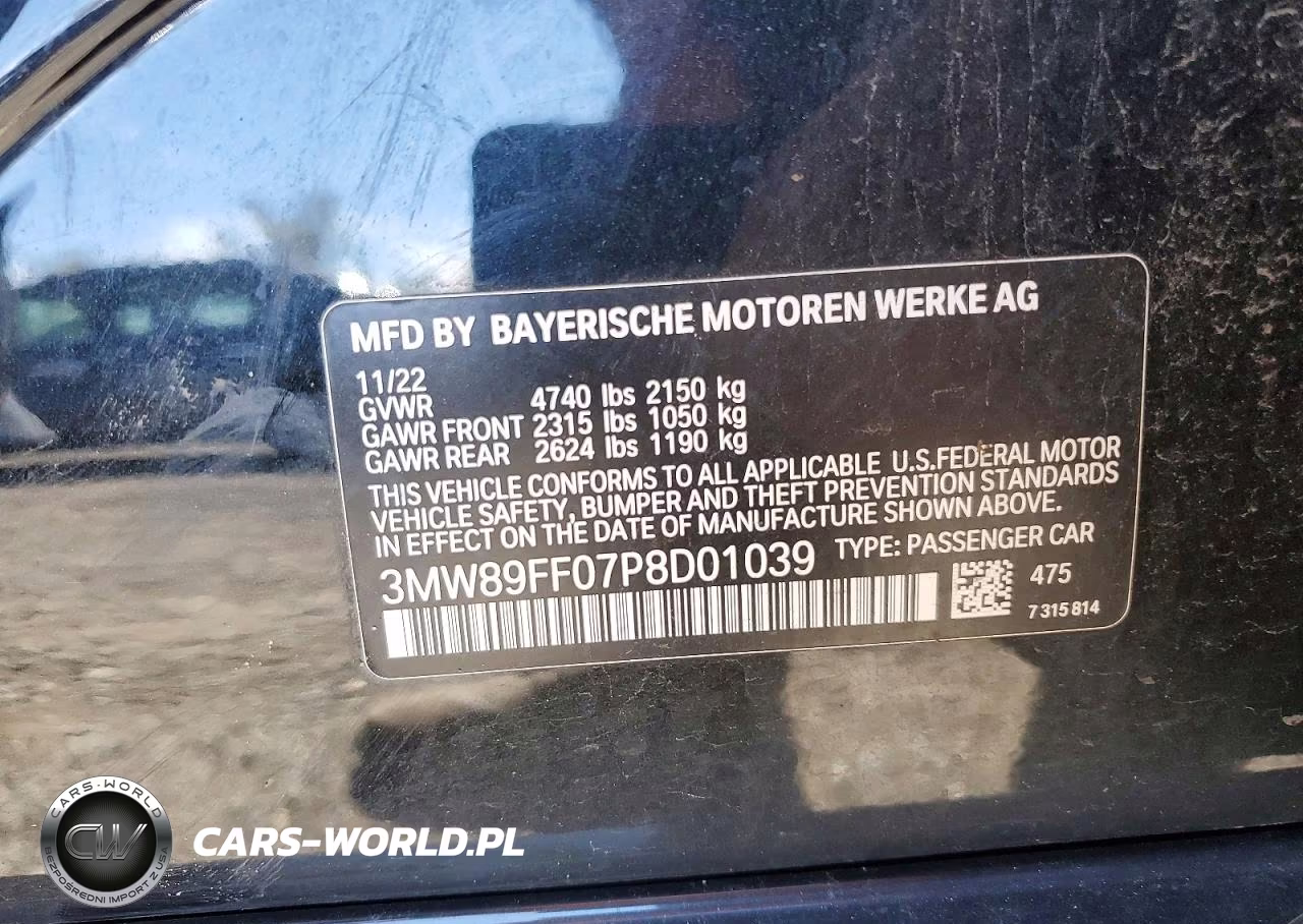 2023 BMW 330Xi VIN:3MW89FF07P8D01039 - 13