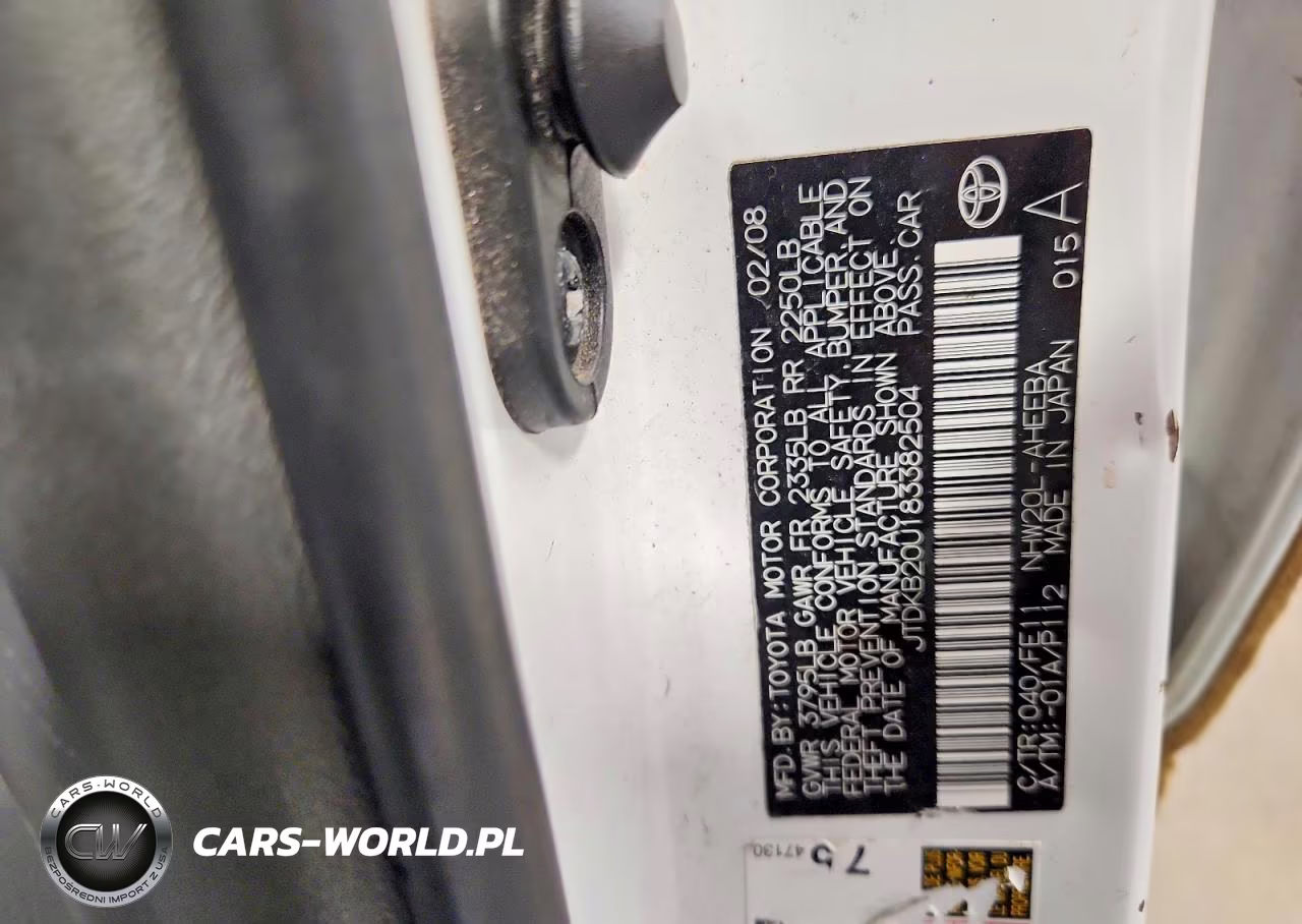 2008 Toyota Prius Base VIN:JTDKB20U183382504 - 12