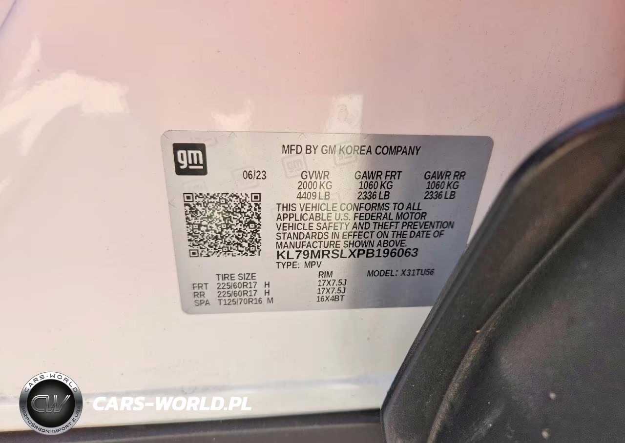 2023 Chevrolet Trailblazer Lt VIN:KL79MRSLXPB196063 - 13
