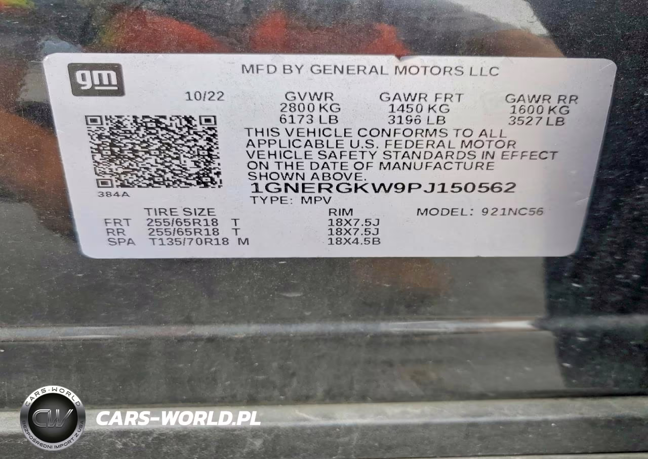 2023 Chevrolet Traverse Lt VIN:1GNERGKW9PJ150562 - 13