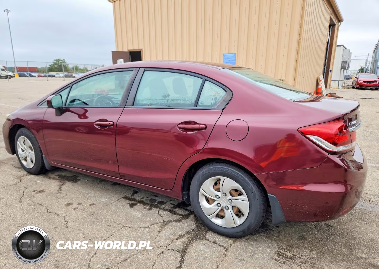 2014 Honda Civic Lx VIN:2HGFB2F54EH553189 - 2