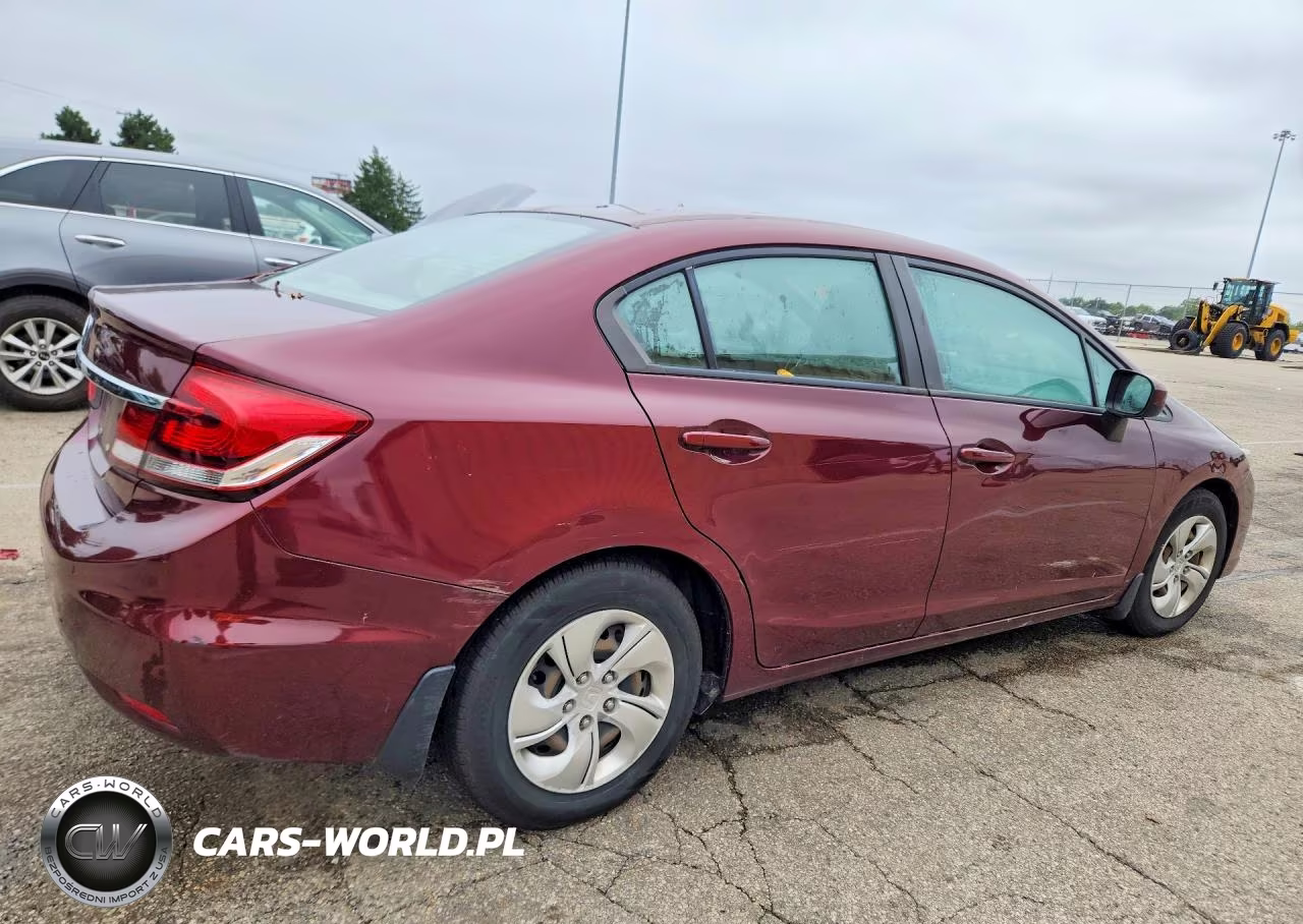 2014 Honda Civic Lx VIN:2HGFB2F54EH553189 - 3