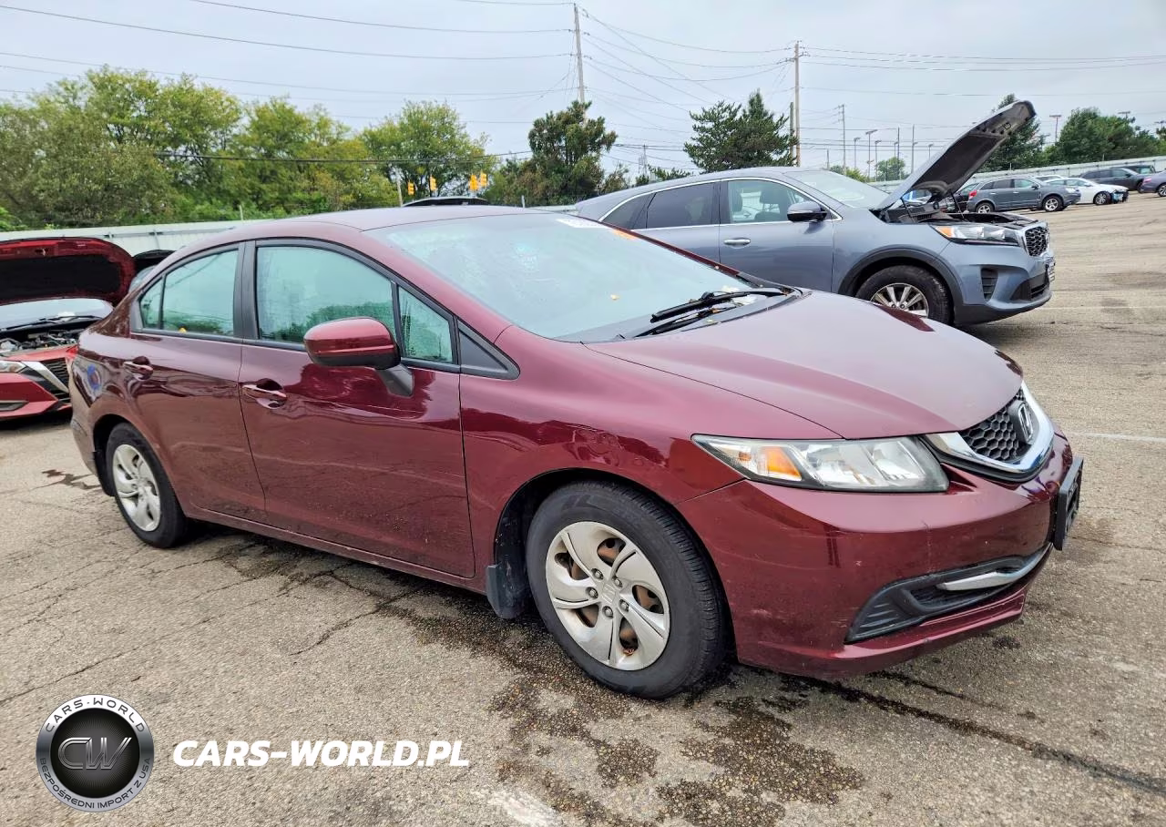 2014 Honda Civic Lx VIN:2HGFB2F54EH553189 - 4