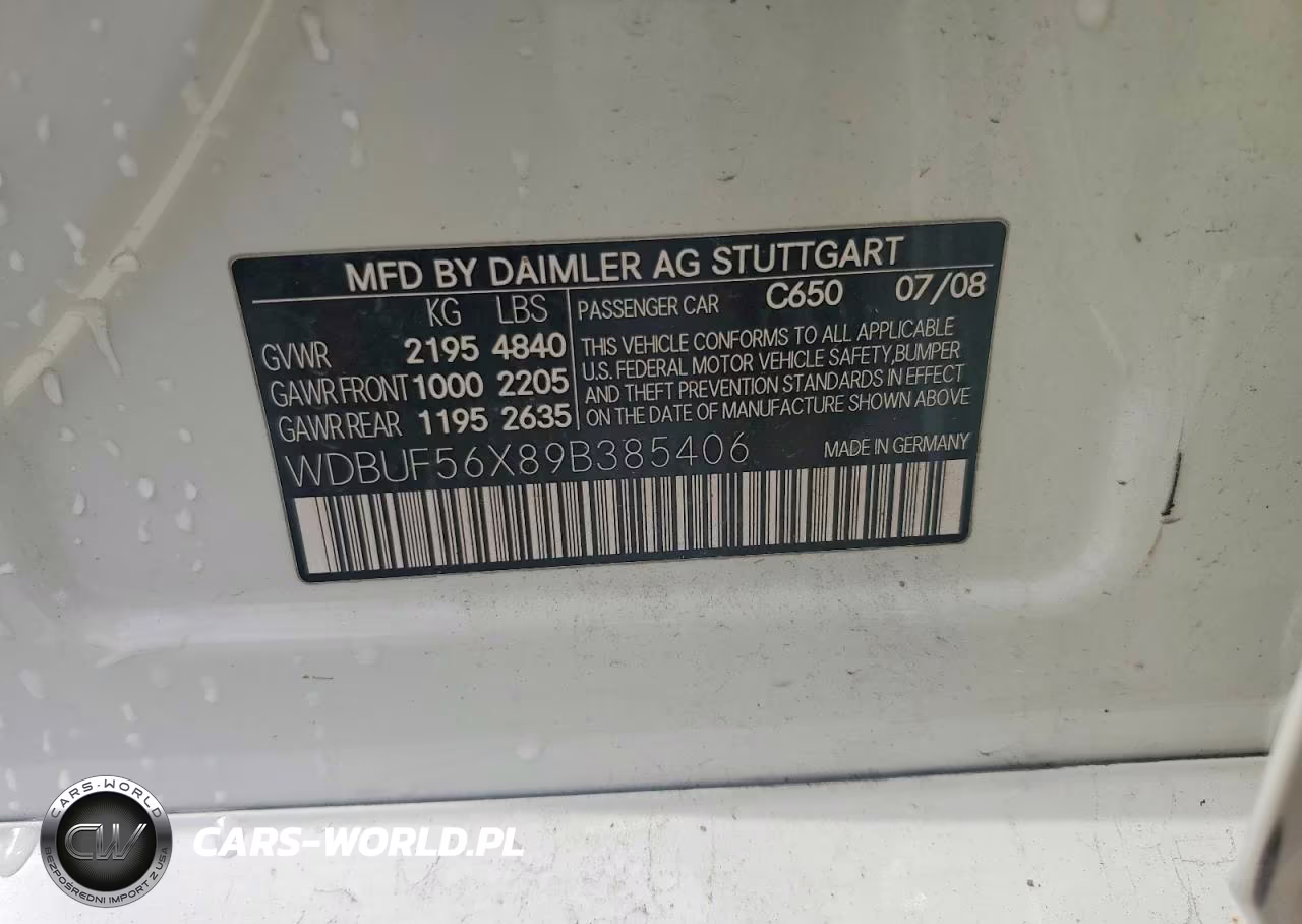 2009 Mercedes-Benz E 350 VIN:WDBUF56X89B385406 - 12