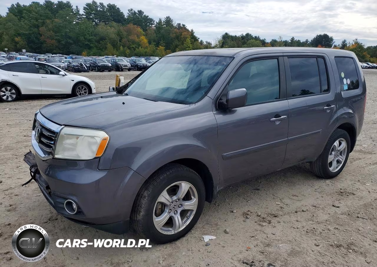 2014 Honda Pilot Exln VIN:5FNYF4H71EB012676 - 1