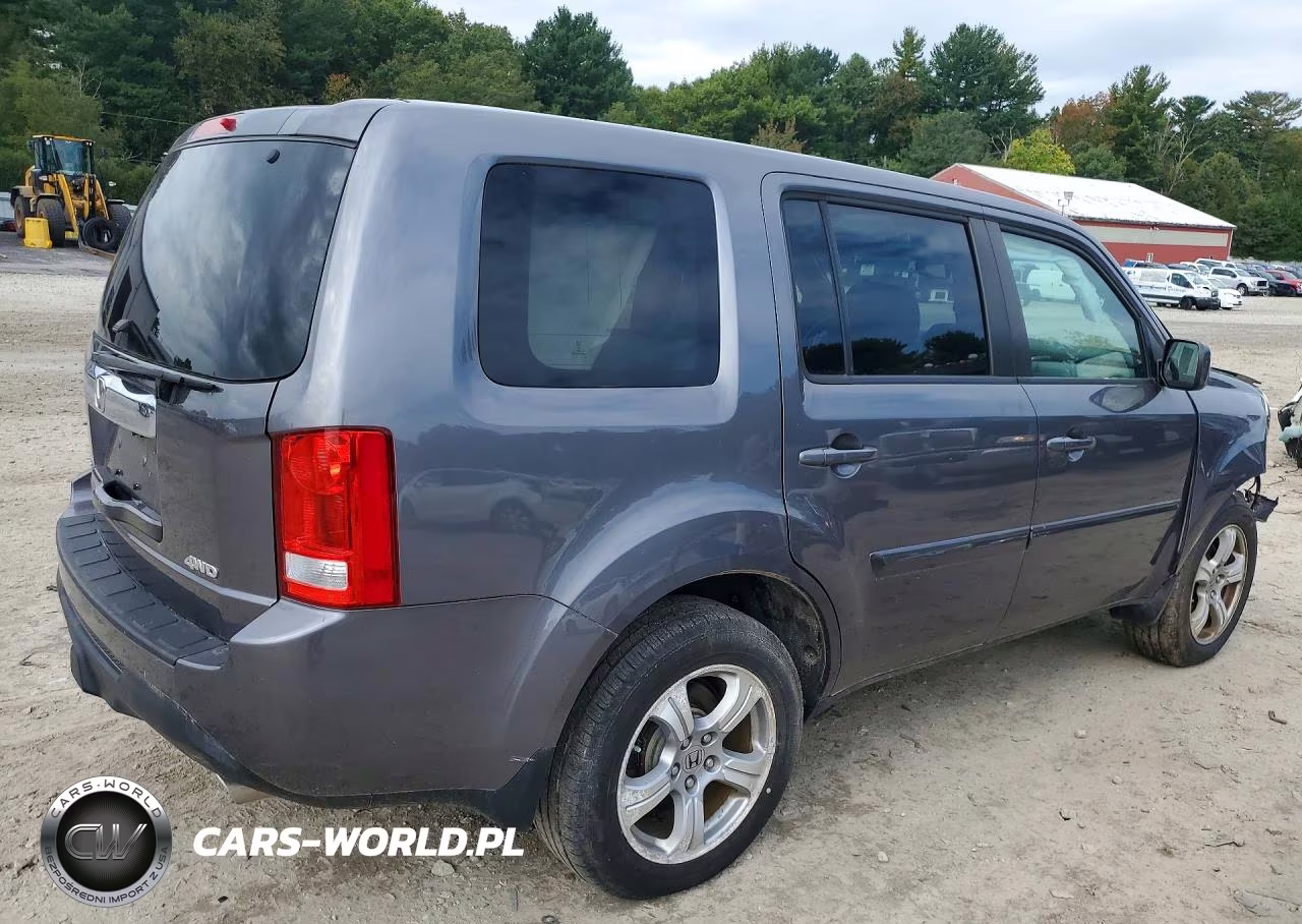 2014 Honda Pilot Exln VIN:5FNYF4H71EB012676 - 3