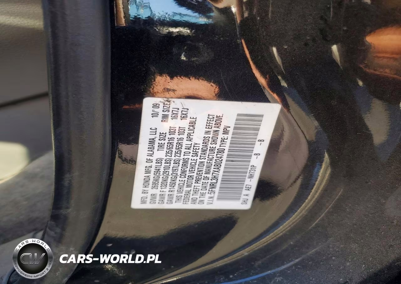 2010 Honda Odyssey Exl VIN:5FNRL3H7XAB024780 - 14