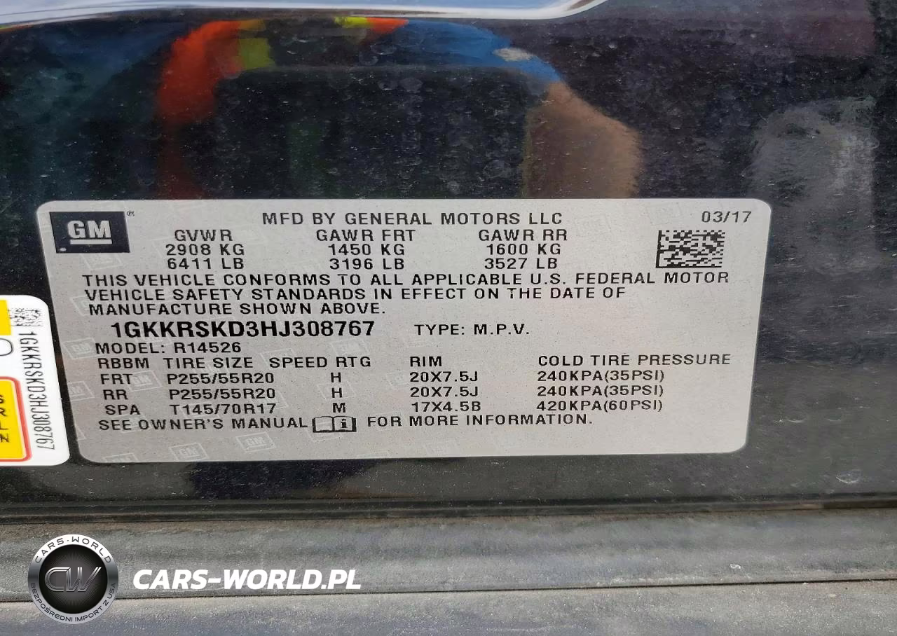 2017 GMC Acadia Limited Slt-2 VIN:1GKKRSKD3HJ308767 - 13