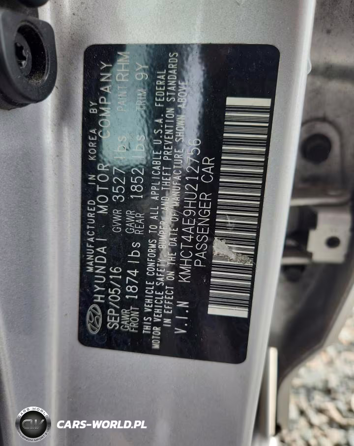 2017 Hyundai Accent Se VIN:KMHCT4AE9HU212756 - 12
