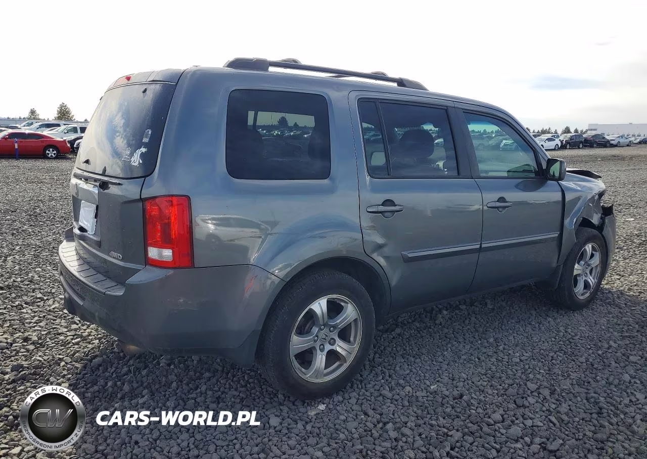 2012 Honda Pilot Exl VIN:5FNYF4H56CB074117 - 3