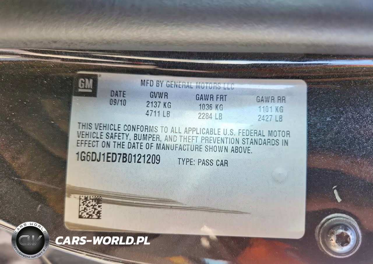 2011 Cadillac Cts Performance Collection VIN:1G6DJ1ED7B0121209 - 12