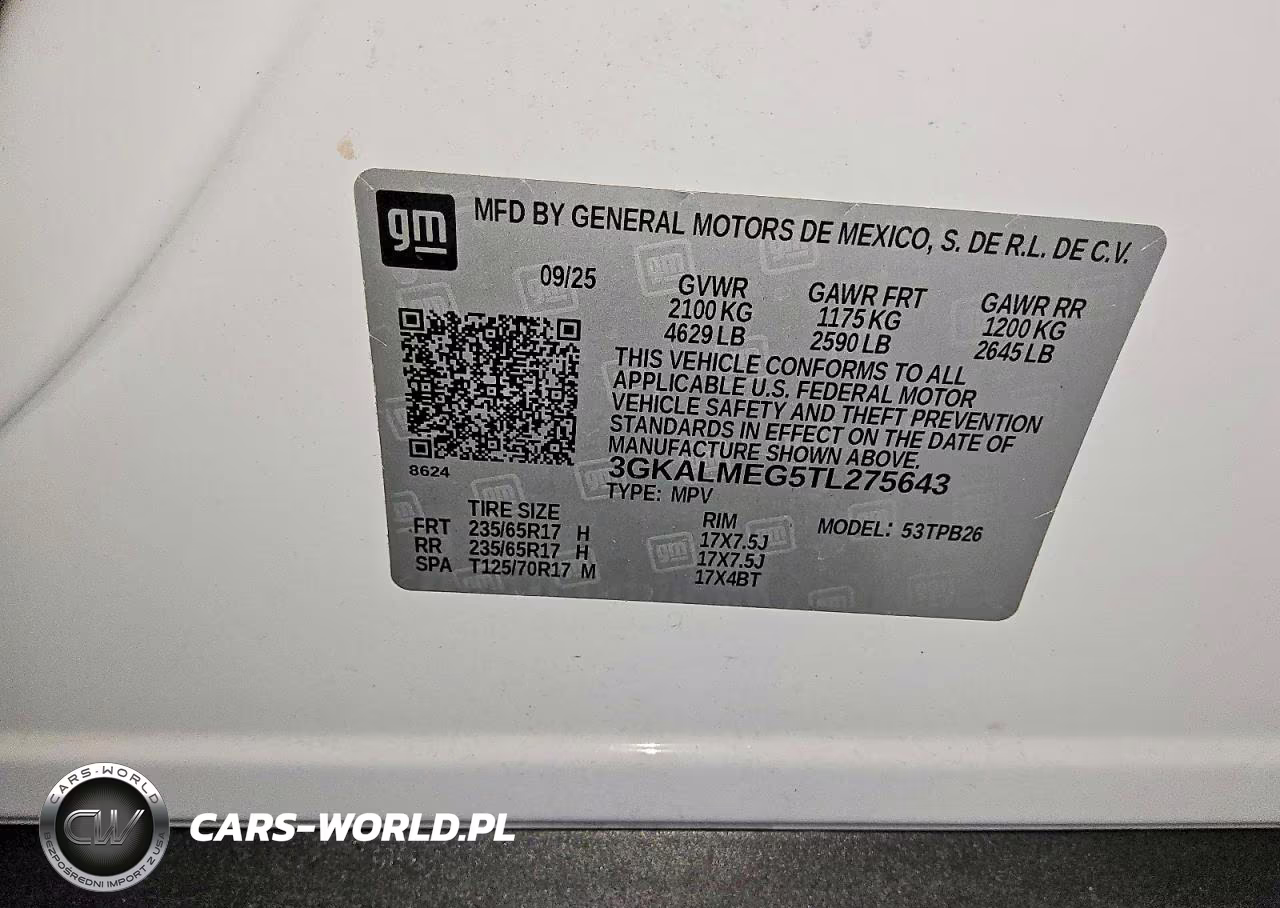 2026 GMC Terrain Elevation VIN:3GKALMEG5TL275643 - 14