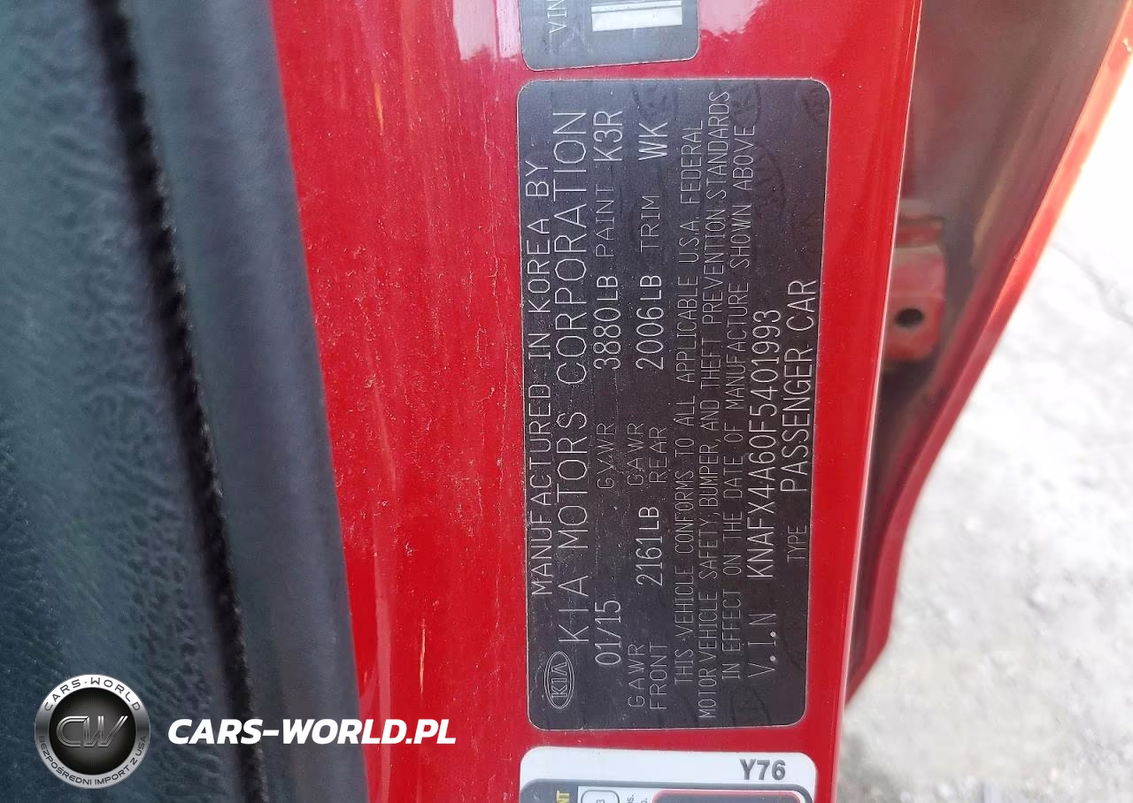 2015 Kia Forte Lx VIN:KNAFX4A60F5401993 - 12