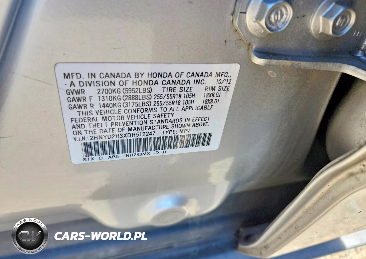 2013 Acura Mdx Technology VIN:2HNYD2H3XDH512247 - 12