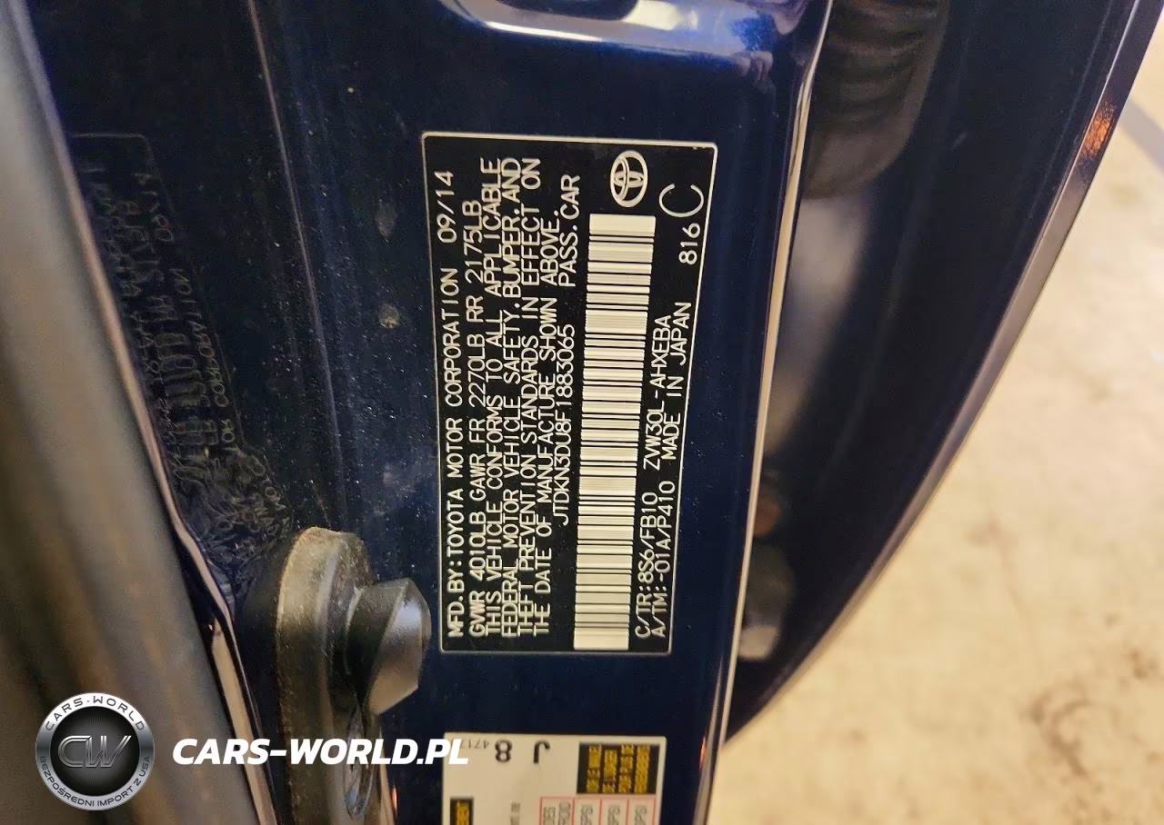 2015 Toyota Prius Two VIN:JTDKN3DU8F1883065 - 12