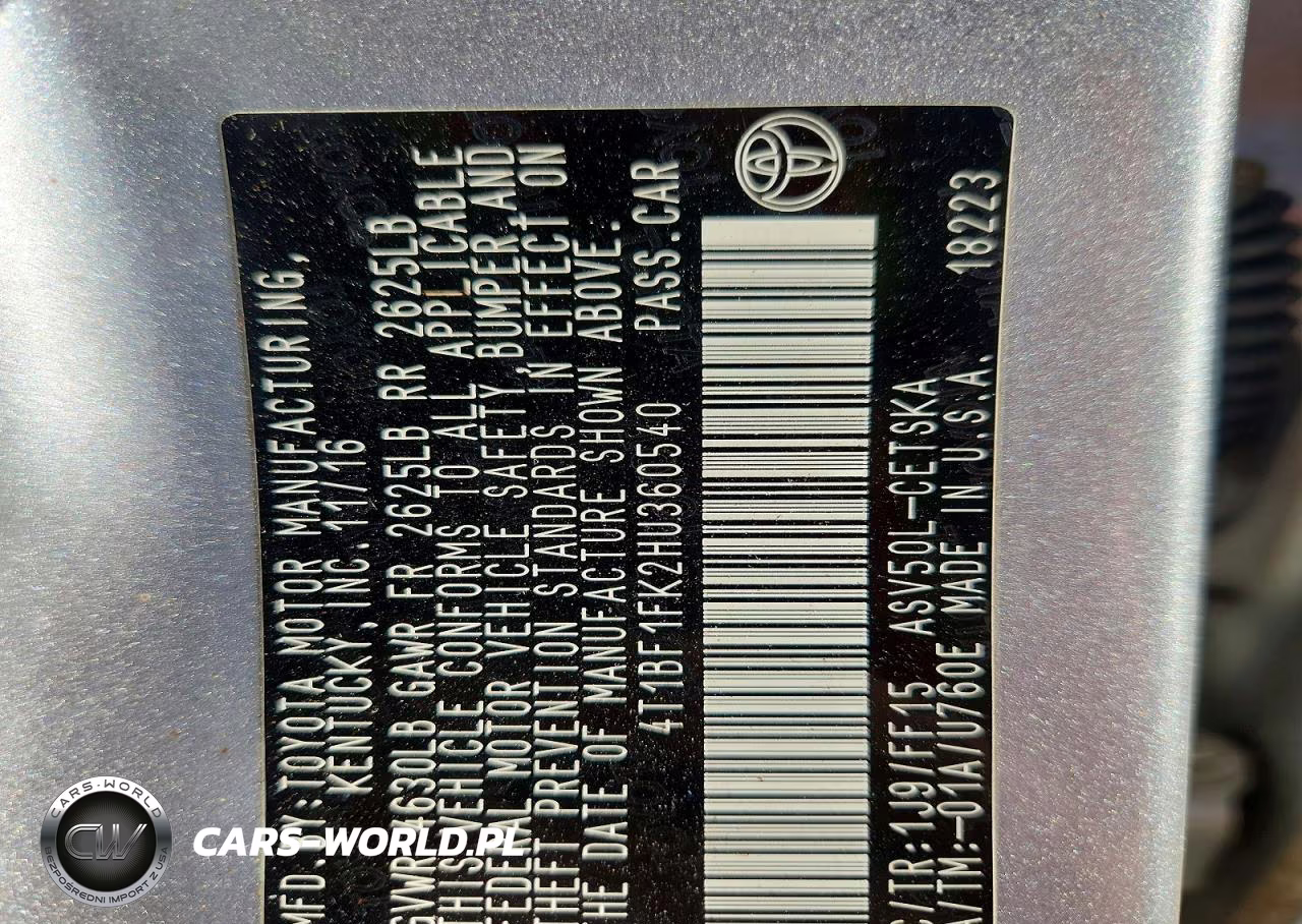 2017 Toyota Camry Se VIN:4T1BF1FK2HU360540 - 13