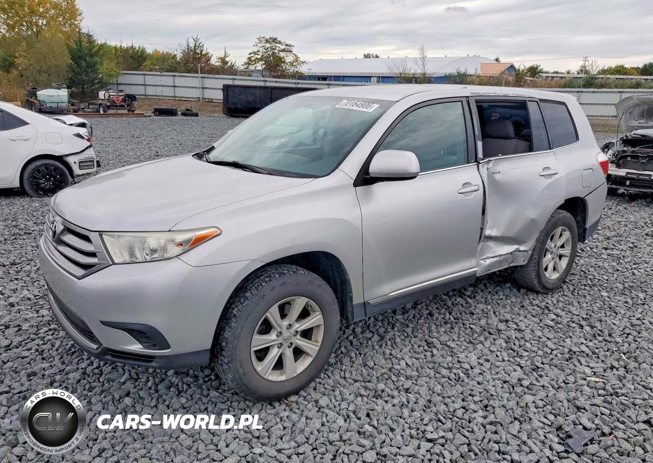 2013 Toyota Highlander Base VIN:5TDBK3EH0DS271646 - 1