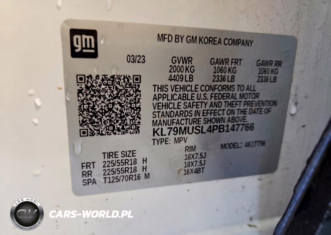 2023 Chevrolet Trailblazer Rs VIN:KL79MUSL4PB147766 - 14