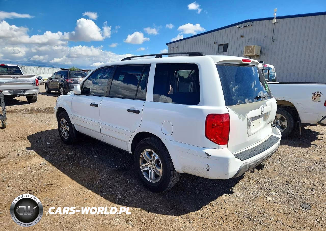 2005 Honda Pilot Exl VIN:2HKYF18595H521705 - 2